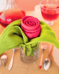 Rose Shape Napkins