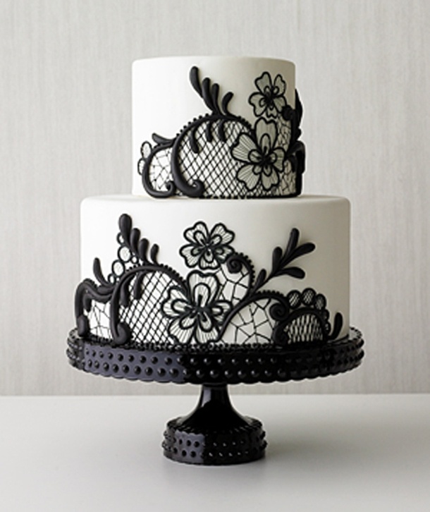 Lace Style Wedding Cake