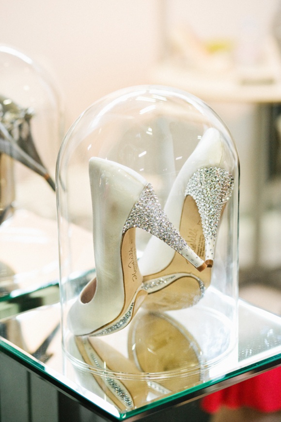 Glass Wedding Shoe Furnishing Articles