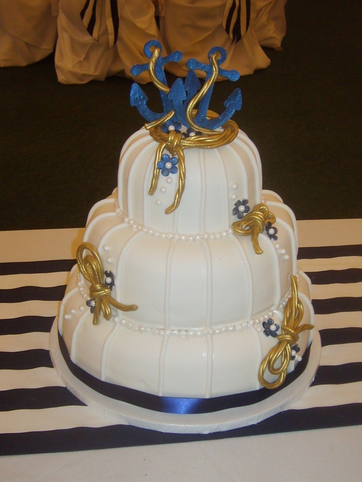 Nautical Wedding Cake