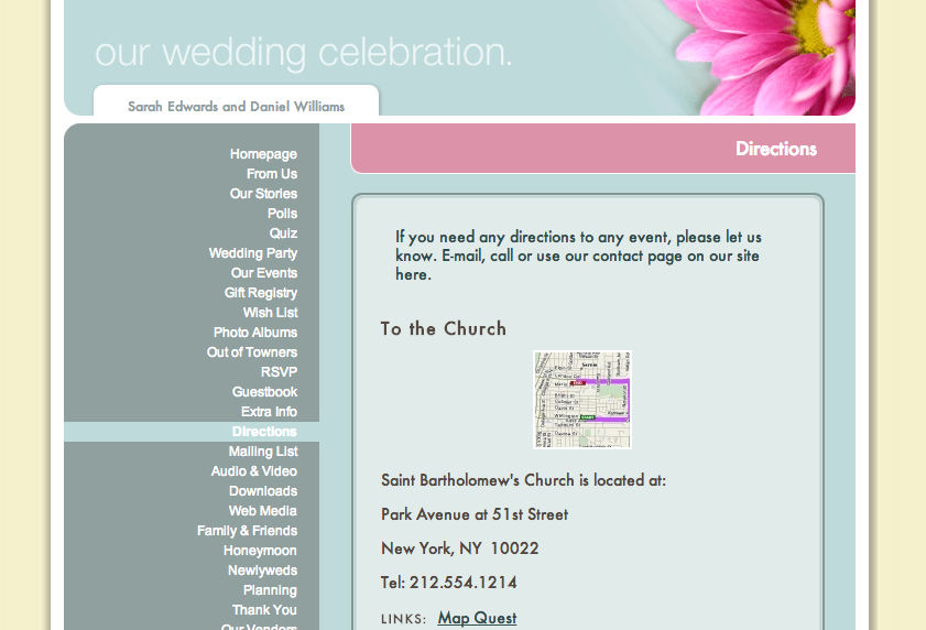 Wedding list clearance websites